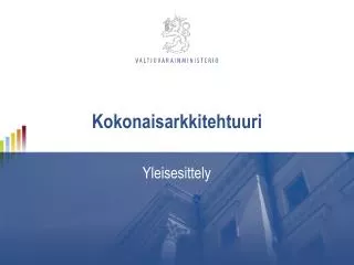kokonaisarkkitehtuuri