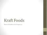 Kraft Foods - slide 1