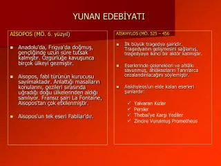 yunan edeb yati