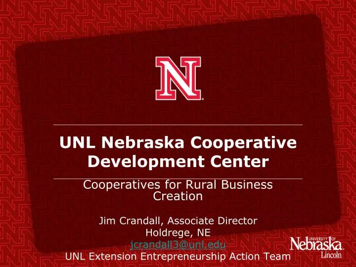unl nebraska cooperative development center