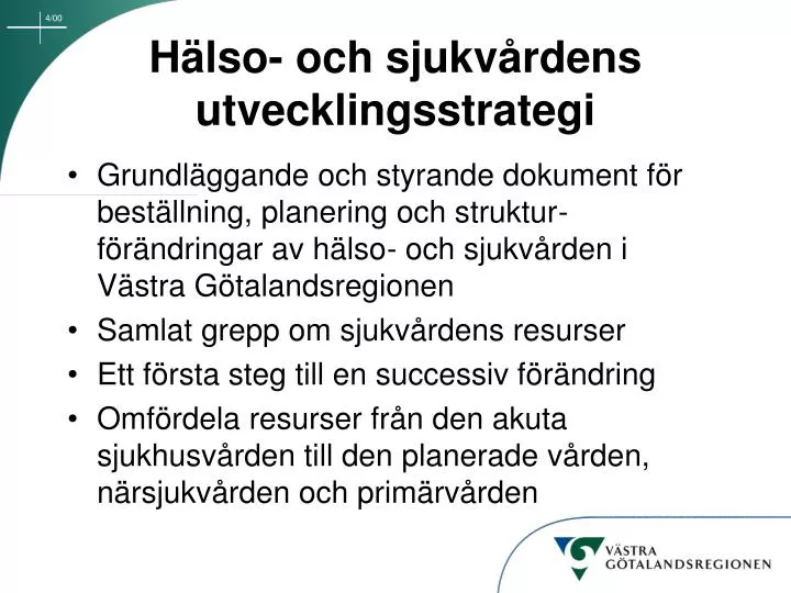 h lso och sjukv rdens utvecklingsstrategi