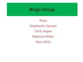 Bingo Group