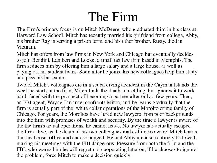 the firm