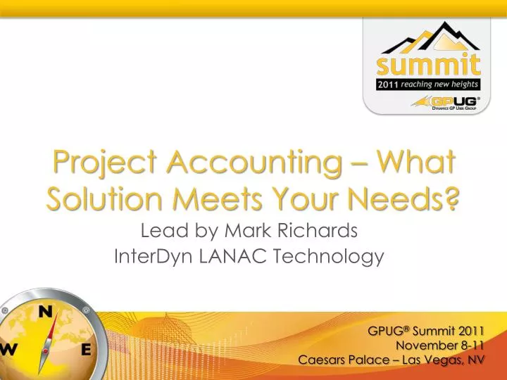 project accounting what solution meets your needs