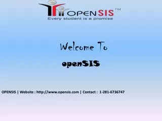 openSIS - Features