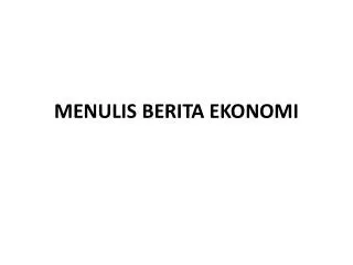 PPT - MENULIS BERITA DAN ARTIKEL PowerPoint Presentation, Free Download ...