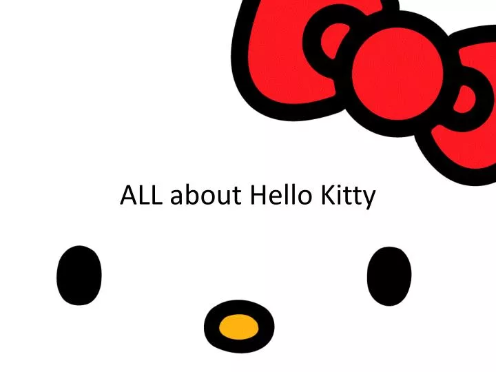 all about hello kitty