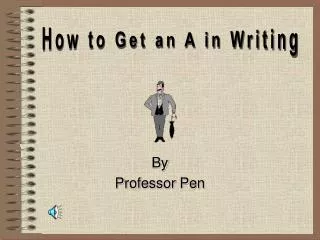 By Professor Pen