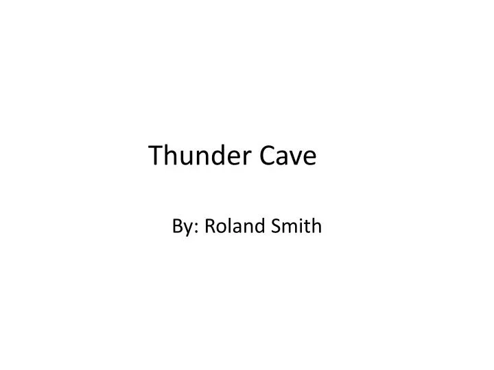 thunder cave