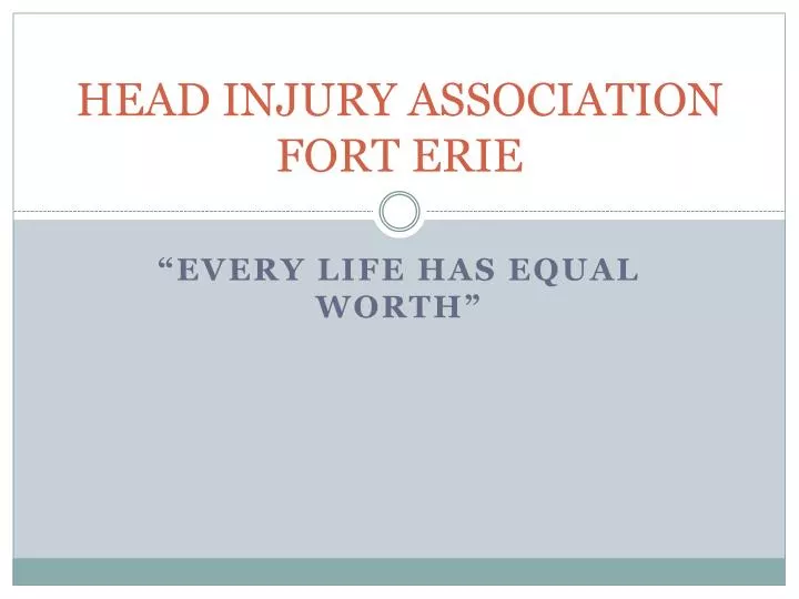 head injury association fort erie