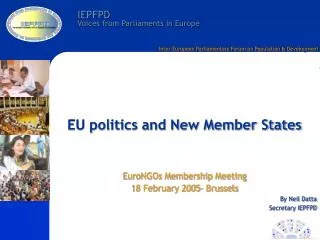 EU politics and New Member States