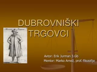 dubrovni ki trgovci