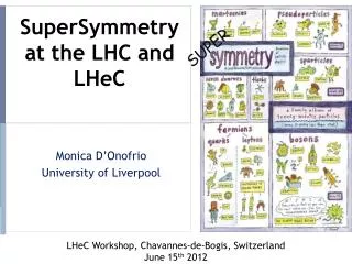 SuperSymmetry at the LHC and LHeC