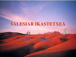 SALESIAR IKASTETXEA