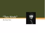 “Two Kinds” - slide 1