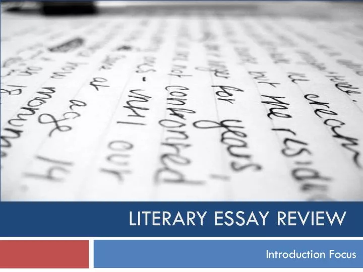 literary essay review