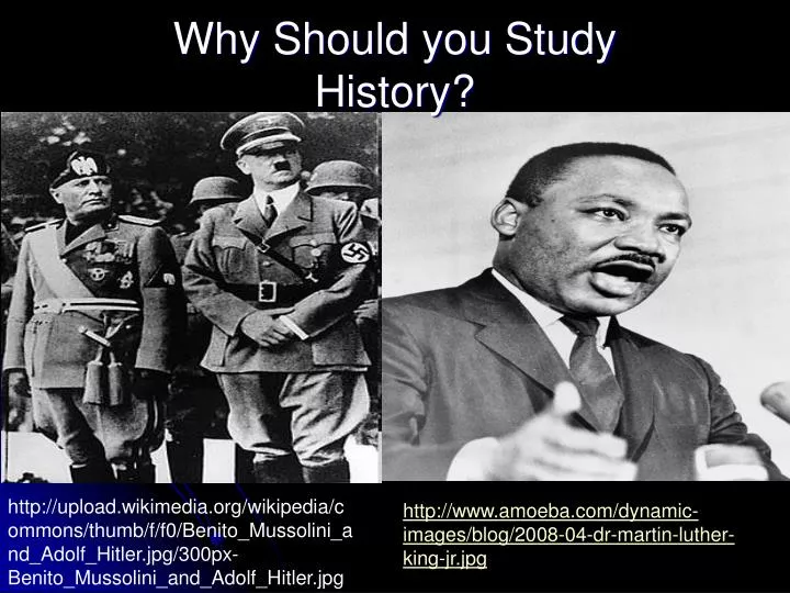 why should you study history