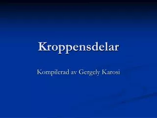kroppensdelar