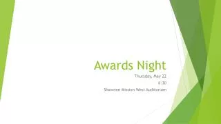 Awards Night