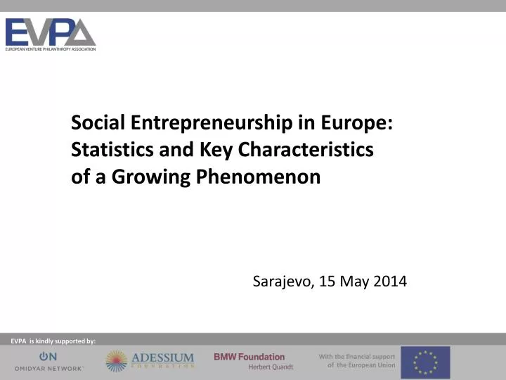 social entrepreneurship in europe statistics and key characteristics of a growing phenomenon