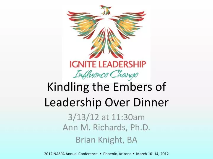 kindling the embers of leadership over dinner