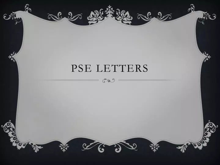 pse letters