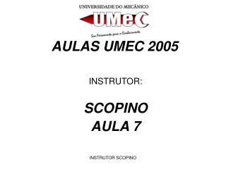 AULAS UMEC 2005