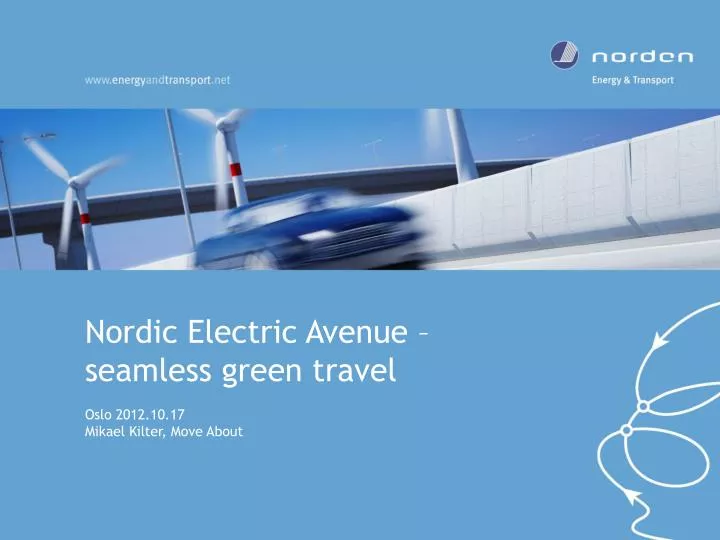 nordic electric avenue seamless green travel