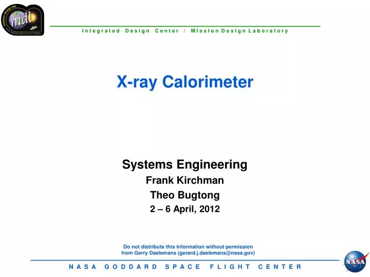 x ray calorimeter