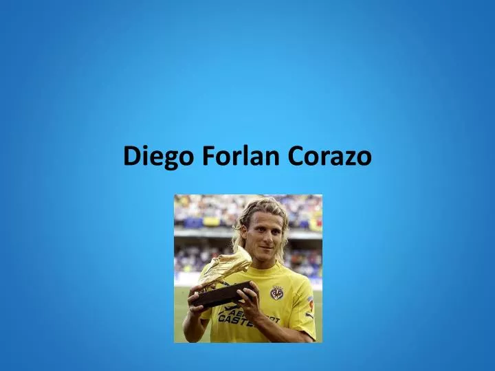 diego forlan corazo