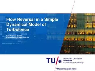 Flow Reversal in a Simple Dynamical Model of Turbulence