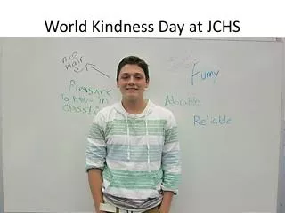 World Kindness Day at JCHS