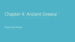 Chapter 4: Ancient Greece