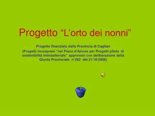 progetto l orto dei nonni