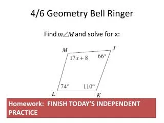 4/6 Geometry Bell Ringer