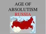 AGE OF ABSOLUTISM - slide 1