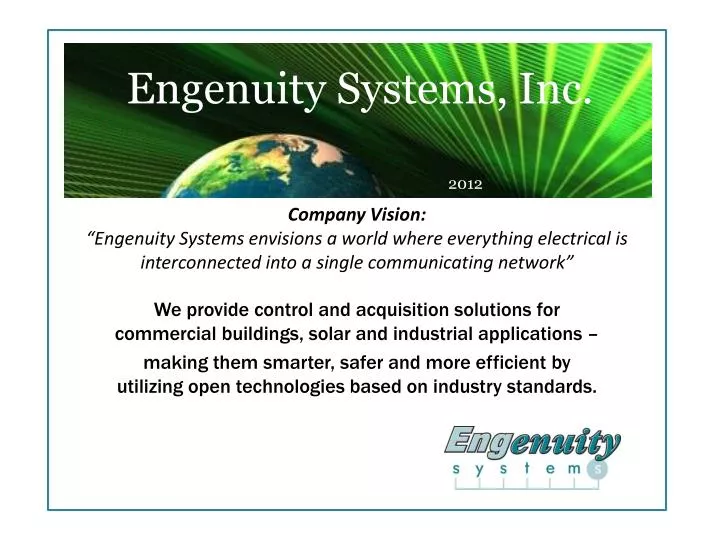 engenuity systems inc