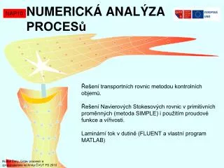 numerick anal za proces