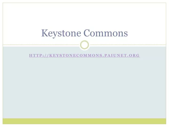 keystone commons