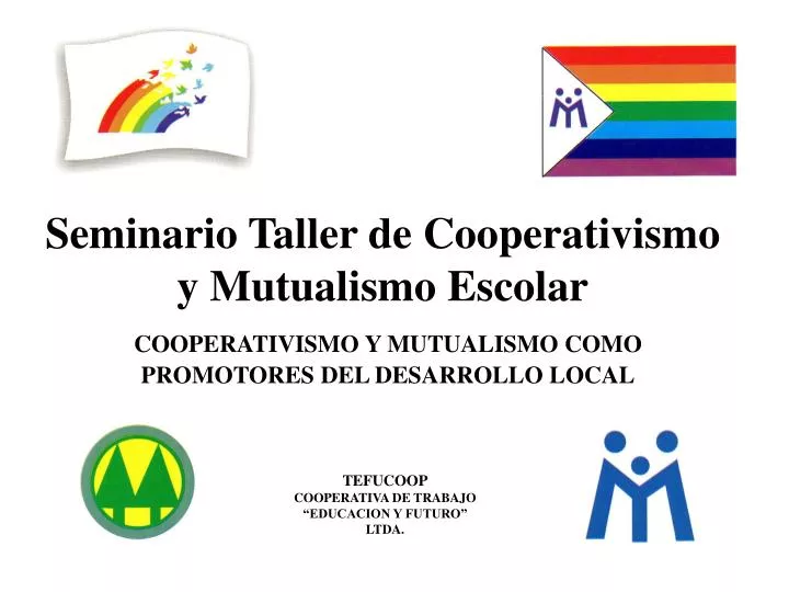 seminario taller de cooperativismo y mutualismo escolar