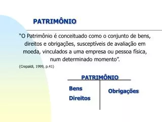 patrim nio