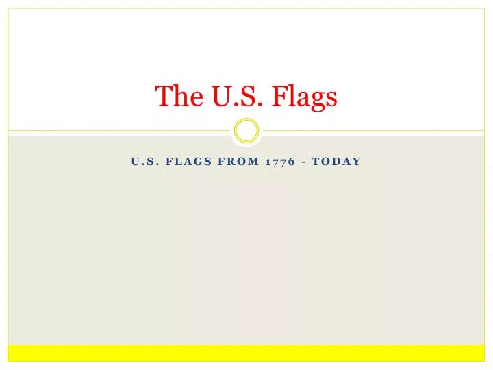 the u s flags