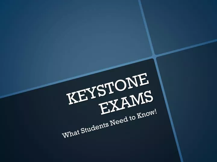 keystone exams