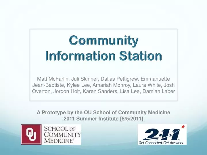 community information station