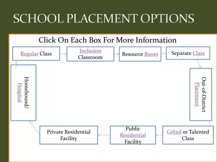 school placement options