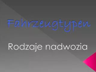 fahrzeugtypen