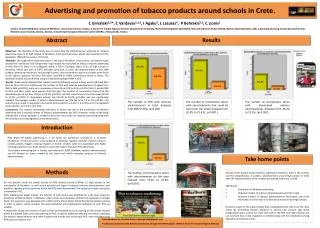 Advertising and promotion of tobacco products around schools in Crete .