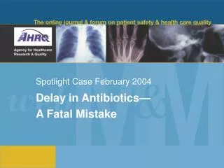 Spotlight Case February 2004