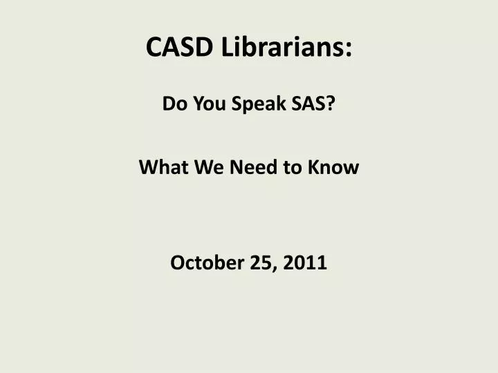 casd librarians