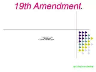 19th Amendment .